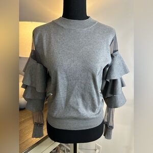 SETA Tiered/Flared Mesh Insert Top - Size:  SEE MEASUREMENTS